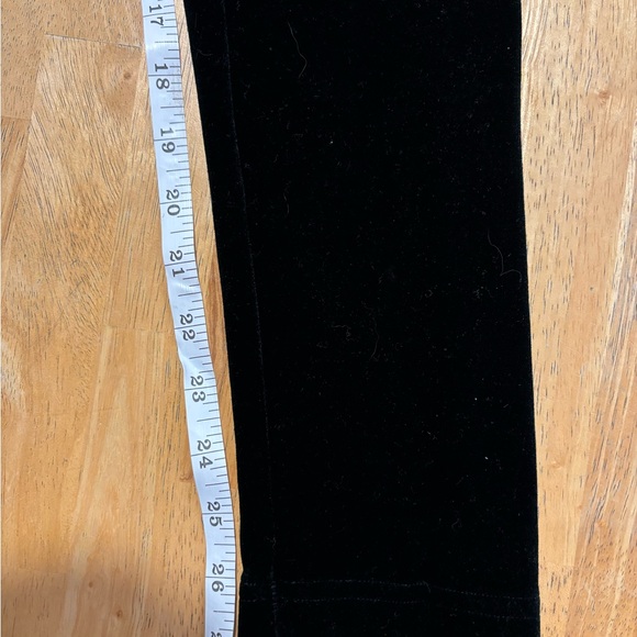 SNO SKINS Black Velvet Leggings, Large - Picture 5 of 5